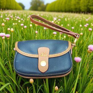 Dooney & Bourke Oncour Elba Flap Wristlet Leather